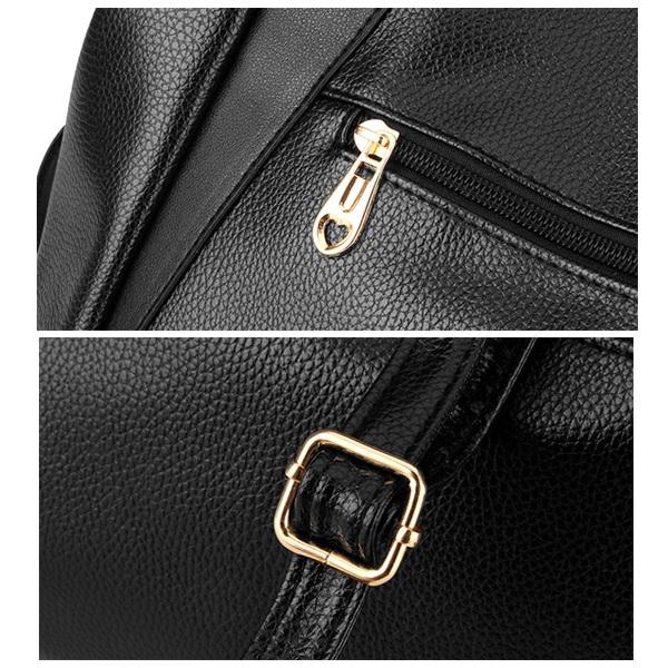 Women PU Leather Elegant Daily Handbag Shoulder Bag Crossbody