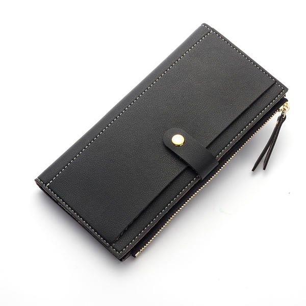 Women Multi Slot Elegant Long Wallet Card Holder Purse Phone Bag Fits 5.5 inch Cellphone