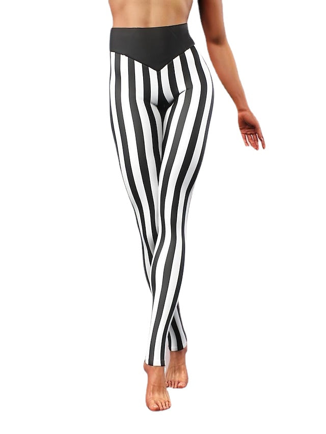 Girls Athleisure Yoga Stripe Trend Pants