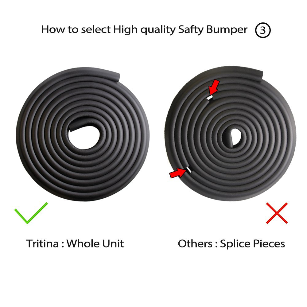 L Type Baby & Toddler Edge Protectors & Corner Guards 2.2m / 7ft Child Safety