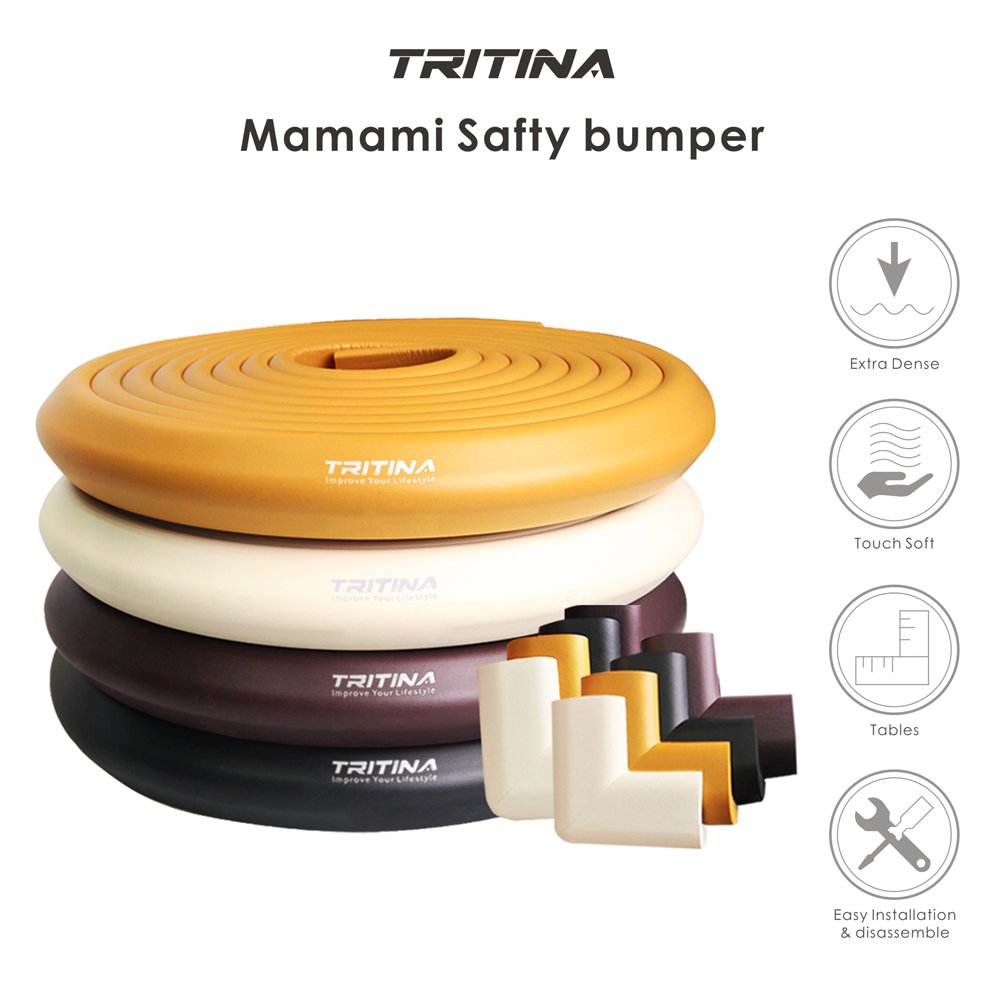 L Type Baby & Toddler Edge Protectors & Corner Guards 2.2m / 7ft Child Safety