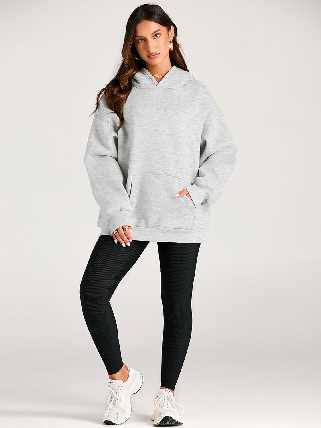 Womens Oversized Hoodies Fleece Sweatshirts Long Sleeve Sweaters Pullover Fall Outfits