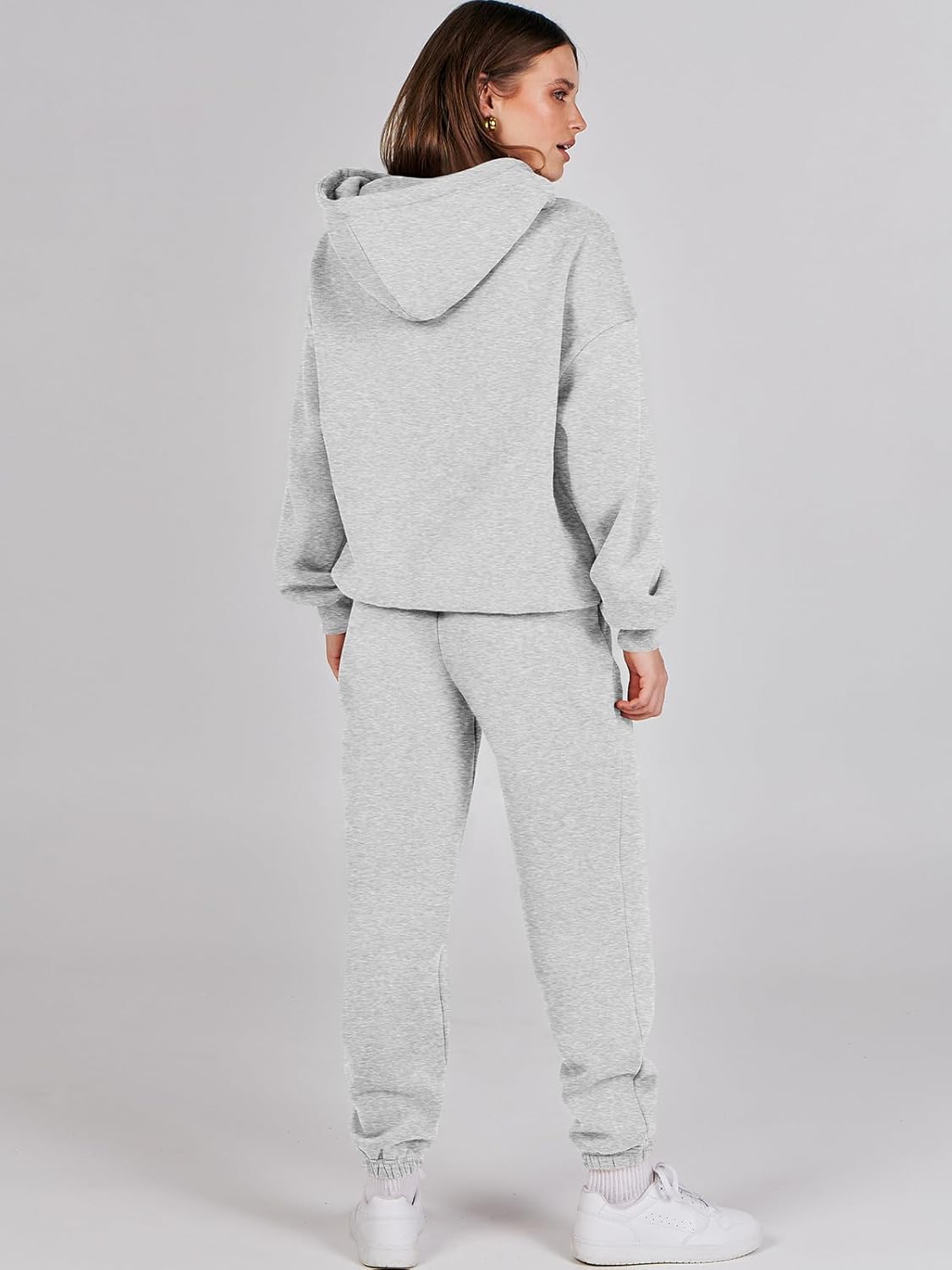 Women's Y2K 2 Piece Tracksuit - Oversized Hoodie & Jogger Sweatpants Set