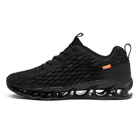 Flying Woven Men's Sneakers Breathable Mesh Sports Shoes Fish Scales Casual Running Shoes
