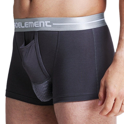 Mens Modal U Convex Separation Physiological Boxers Briefs Health Care Casual Underwear