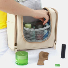 Women Waterproof Folding Storage Bag Hook Makeup