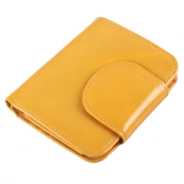 Women Genuine Leather Wallet Business Card Holder Purse