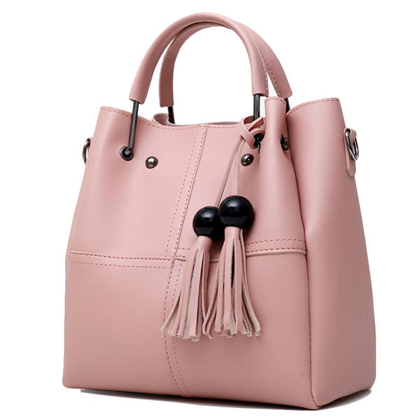 Fashion Handbag Messenger Bag Crossbody Bag Three-piece Tassel Mother Bag