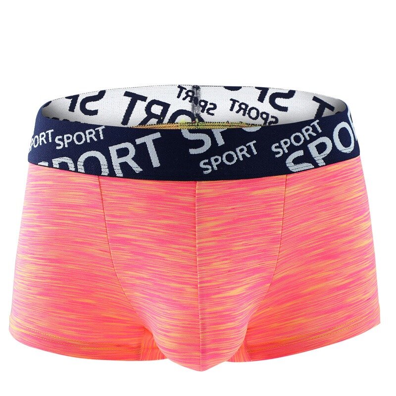 Colorful Cotton Underwear Breathable U Convex Pouch Widen Waistband Underwear for Men