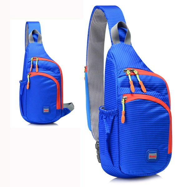 Unisex Men Women Waterproof Nylon Chest Outdoor Sport Crossbody Bag