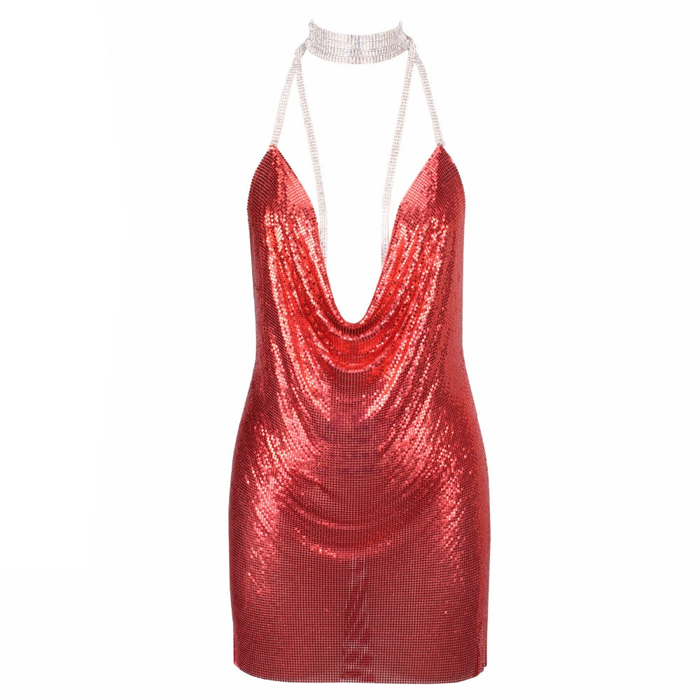 Love&Lemonade  Open Back  Party Party Dress  Gold / silver / black / red / white TB 9792