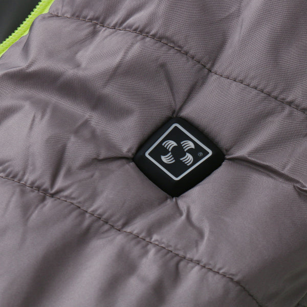 Gray Electric Heated Waterproof Motorcycle Riding Vest