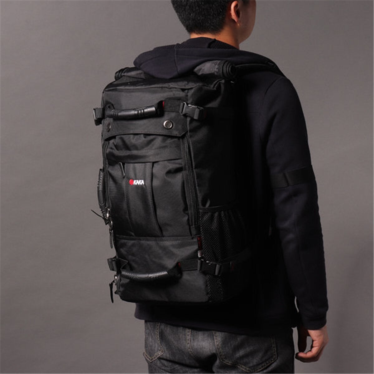 Men Multi-carry Large Capacity Travel Outdoor Multi-function 15.6 Inch Laptop Bag Backpack