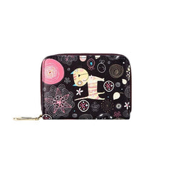 women pu leather rfid anti theft organ design multi card slot mini cute purse