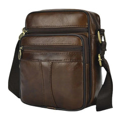 Men's Genuine Leather Business Casual Shoulder Crossbody Bag