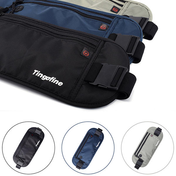 Nylon Multi-function Waterproof Anti-theft Card Unisex Waist Bag