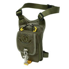 Men Waterproof Multifunctional Outdoor Sport Riding Climbing Leg Bag Chest Shoulder Crossbody