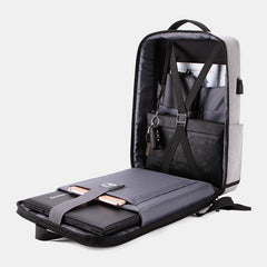 Men Oxford Cloth Large Capacity Waterproof USB Charging 16 Inch Laptop Bag Anti-theft Business Outdoor Handbag Backpack