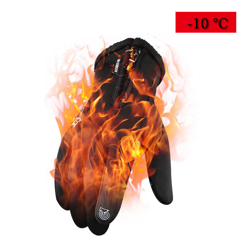 Cycling Bicycle Thermal Gloves Warmproof Winter Warm Glove Antislip Waterproof Sports Glove