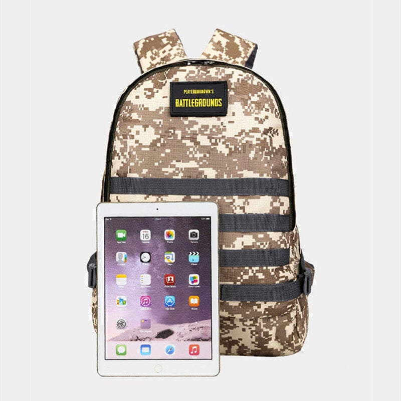 Unisex Camouflage Oxford Cloth Student School Bag Fashion Game Trend Backpack