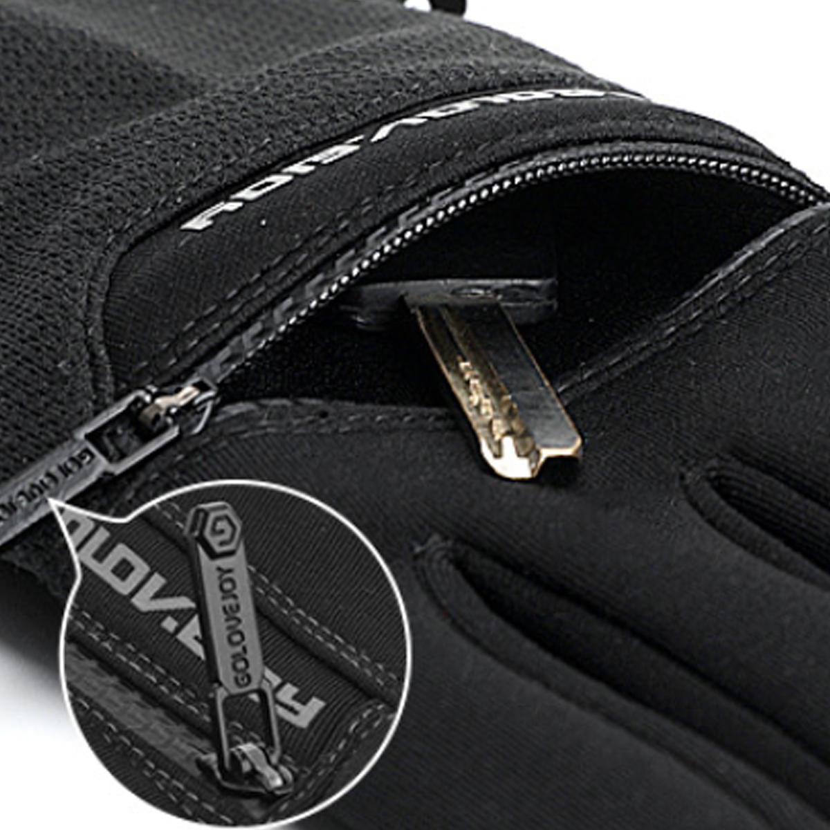 Outdoor Sports Non-slip Winter Warmth Ski Glove With Zipper Pocket For Men Women Waterproof Touchscreen Riding Gloves