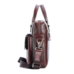 Men Genuine Leather Handbag Crossbody Bag Messenger