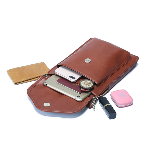 Bohemian Style Retro Canvas Floral Printing Women Phone Bag Shoulder Crossbody