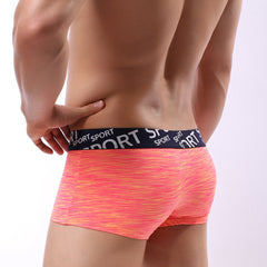 Colorful Cotton Underwear Breathable U Convex Pouch Widen Waistband Underwear for Men