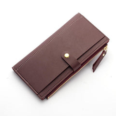 Women Multi Slot Elegant Long Wallet Card Holder Purse Phone Bag Fits 5.5 inch Cellphone