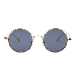 Unisex Retro Metal Round Shape Fashion UV Protection Sunglasses