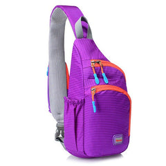 Unisex Men Women Waterproof Nylon Chest Outdoor Sport Crossbody Bag