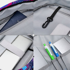 Love Pattern School Bag 15.6'' Laptop Backpack Rucksack Daypack