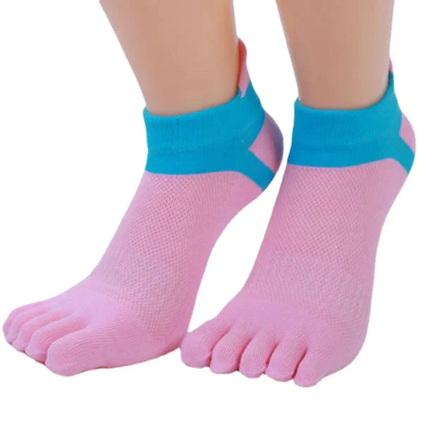 Women Five Toes Breathable Sports Yoga Sock Cotton Exercise Cycling Ankle Socks