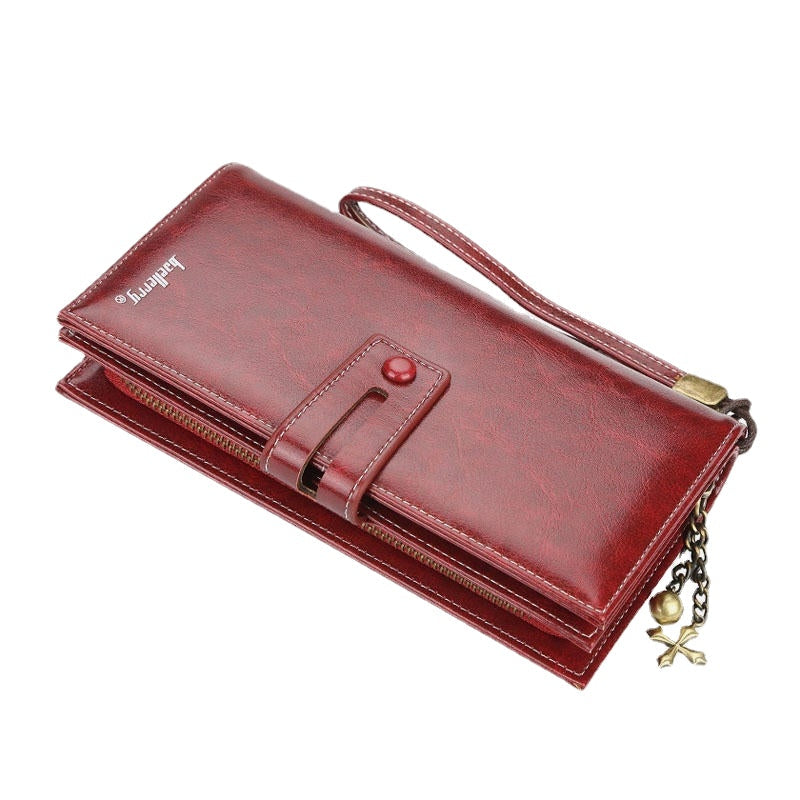 Women Beauty Fashion Long Wallet Clutches Bag Zipper Phone Bag