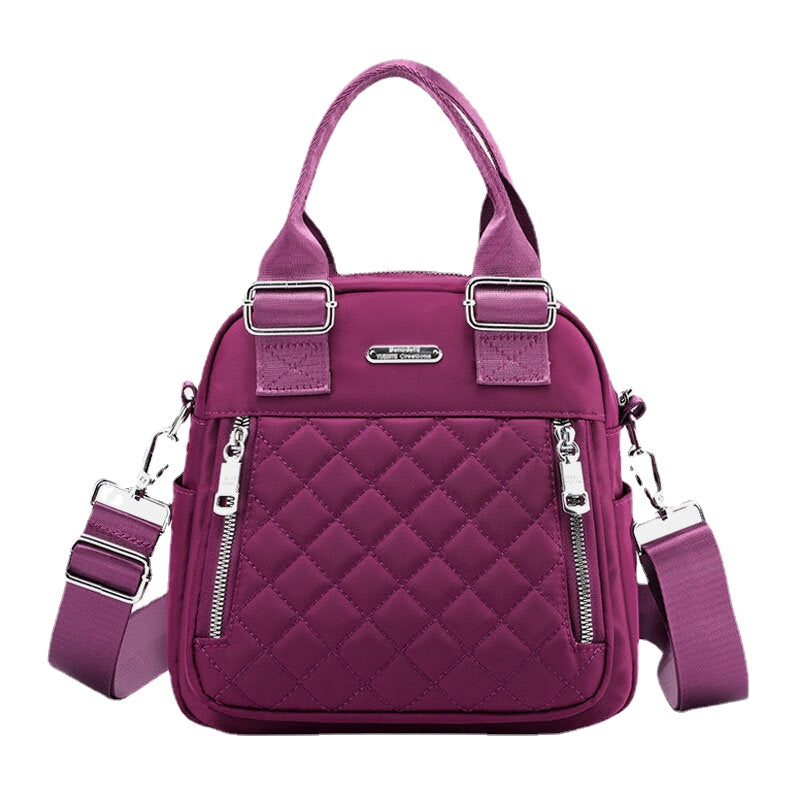 Women Large Capacity Multifunctional Waterproof Multi-Layer Shoulder Bag Backpack
