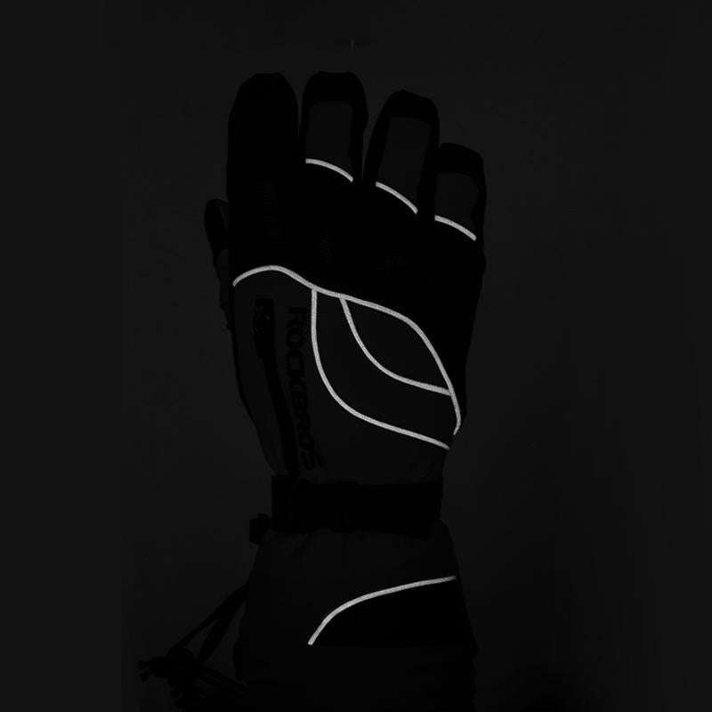 Over -30 degree Thermal Ski Gloves Waterproof Snowmobile Snowboard Glove Snow Unisex Snowboarding Fleece Skiing Gloves