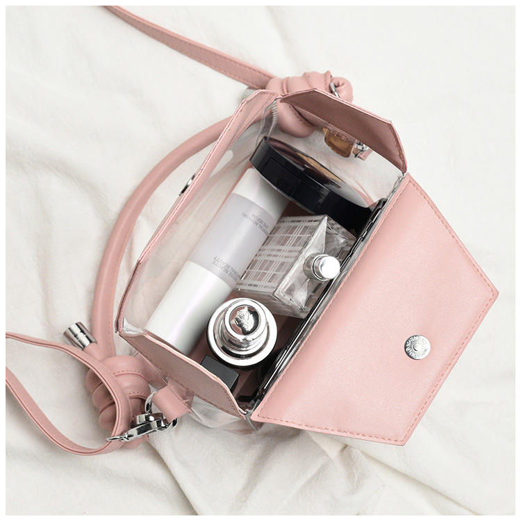 Women Fashion PVC Transparent Crossbody Bag Shoulder