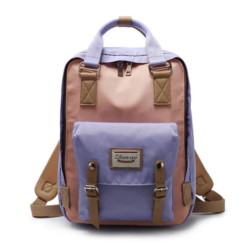 Women Girl Waterproof Large Capacity Fashion Bag Backpack School Bag Casual Outdoor