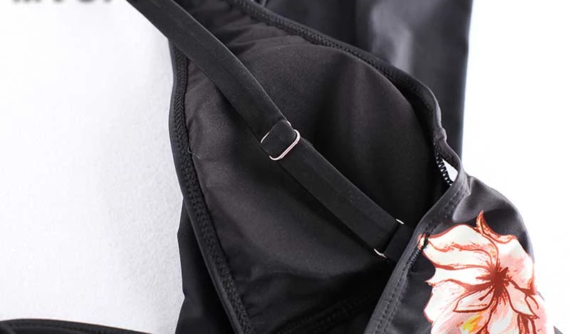 Floral Printed Clothes For Mother Daughter And Swimwear Bikini