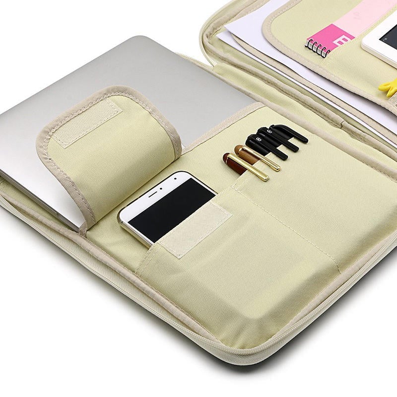 Multifunction Large Capacity Zipper Package Tablet Computer Bag School Office Supplies