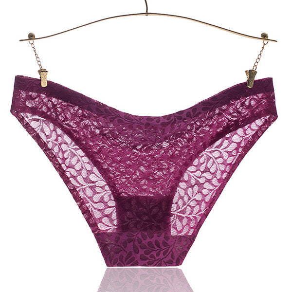 Women's Seamless Low Waist Thongs - Sexy Elastic Panties