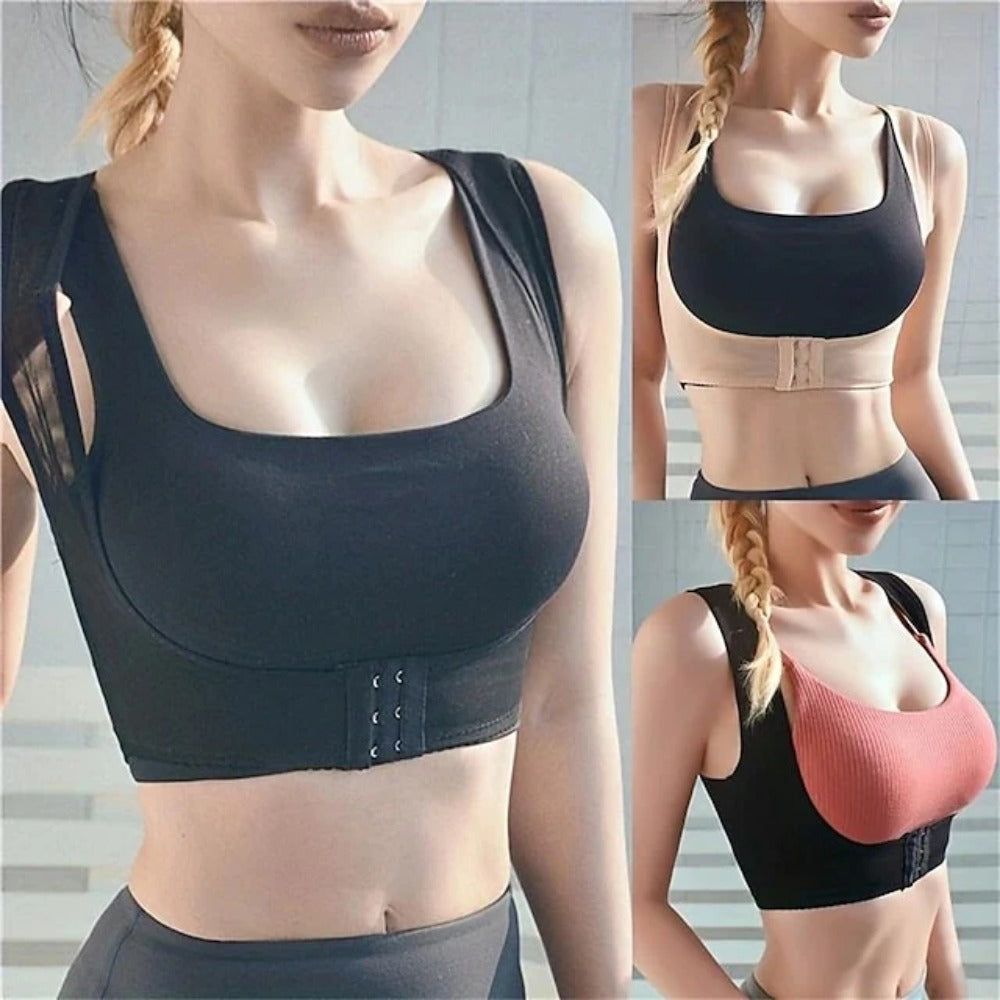 Women's Posture Corrector Back Support Belt - Adjustable Shoulder Brace for Chest Lift and X-Shaped Hunchback Correction - Straighten Your Spine and Improve Your Health