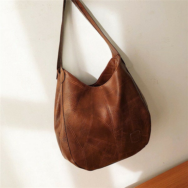 Women Multi-layer Casual Shoulder Bag Quilt Solid Handbag