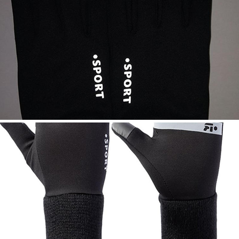 Unisex Waterproof Anti-slip Wrist Lengthening Glove Sport Touch Screen Warm Lining Gloves