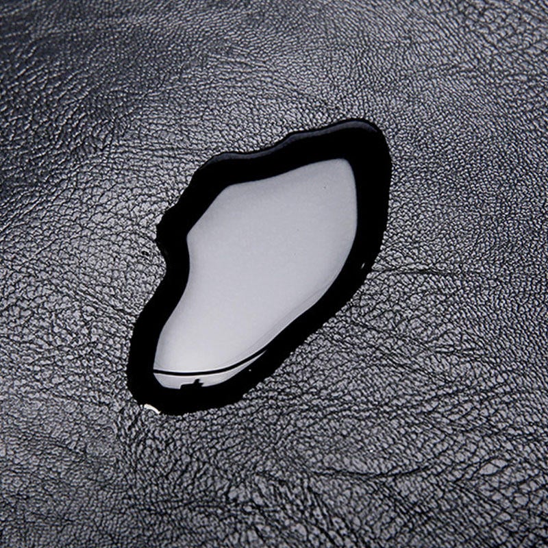 Men Large Capacity Faux Leather Backpack For Outdoor Travel