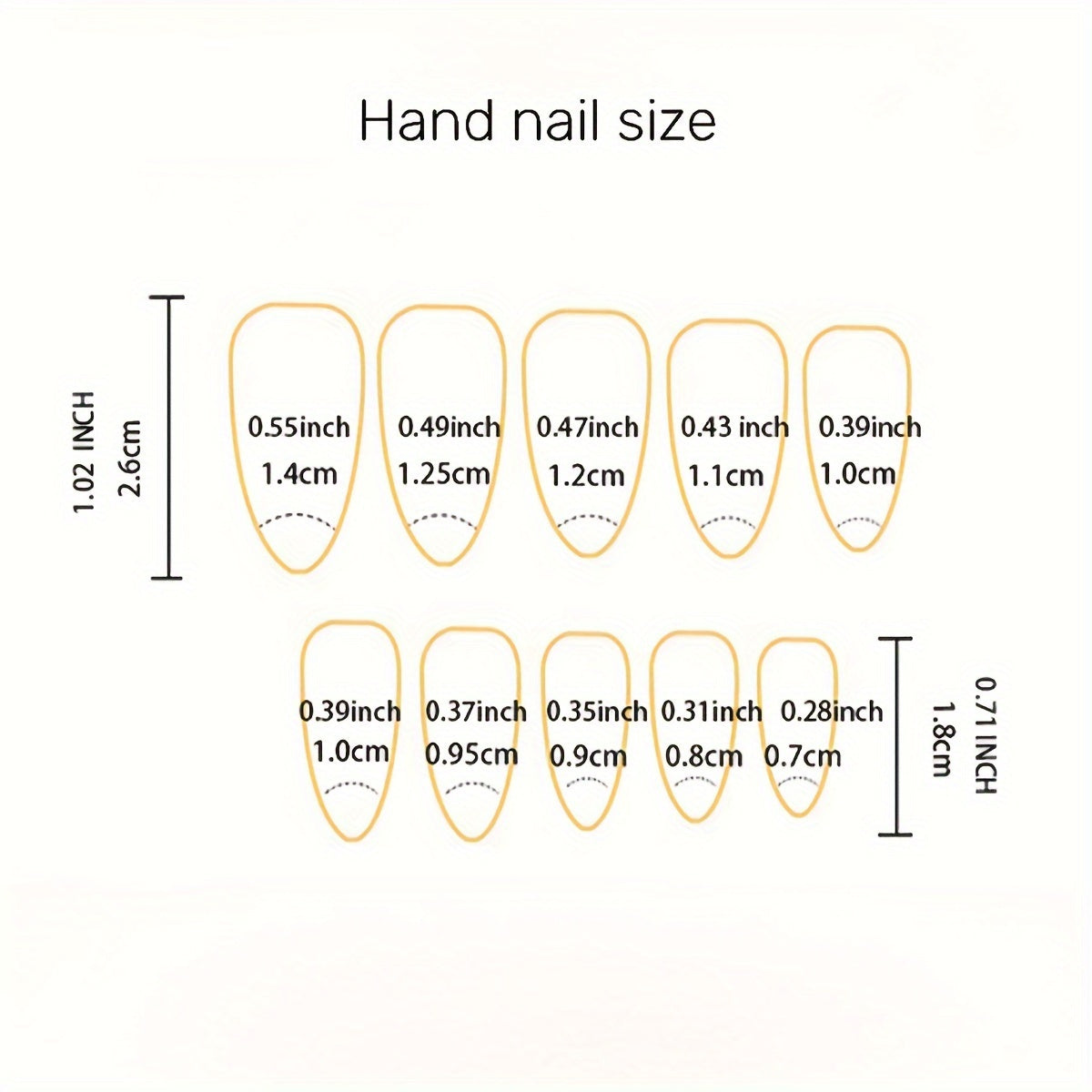 24pcs Almond Shape Press On Nails, Glitter Pumpkin Decor, Full Cover Fake Nails for Women & Girls