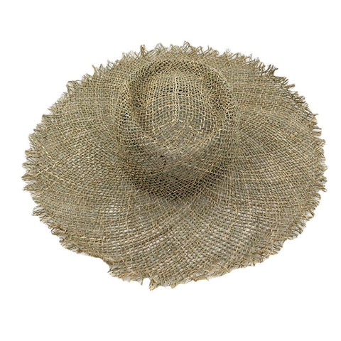Women Sunscreen Travel Beach Sun Hat Wide Brim Seaside Jazz Hat Straw Hat