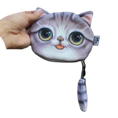 women cute cat wallet coin bag fashion mini bag money purse-PPT