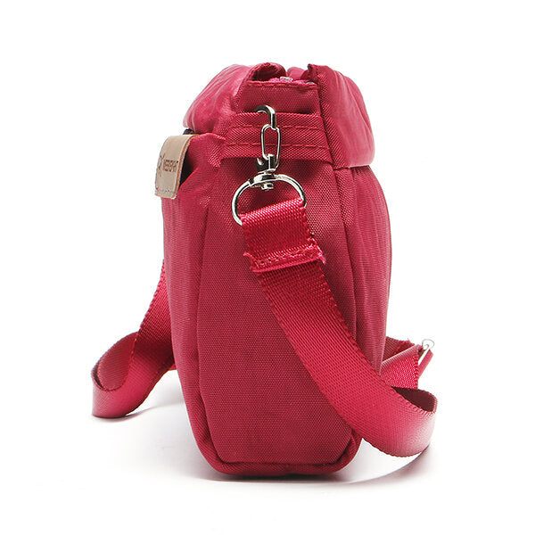 Women Travel Passport Storage Bag Nylon Waterproof Crossbody