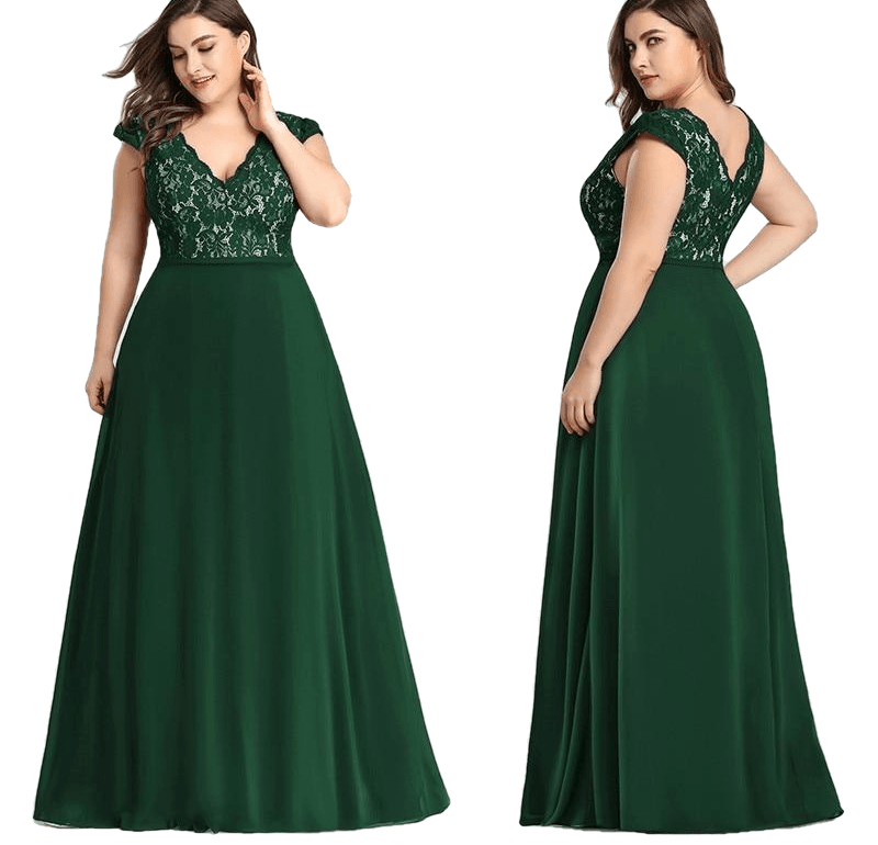 Elegant Burgundy A-Line Sleeveless Lace Dress - Sheseelady